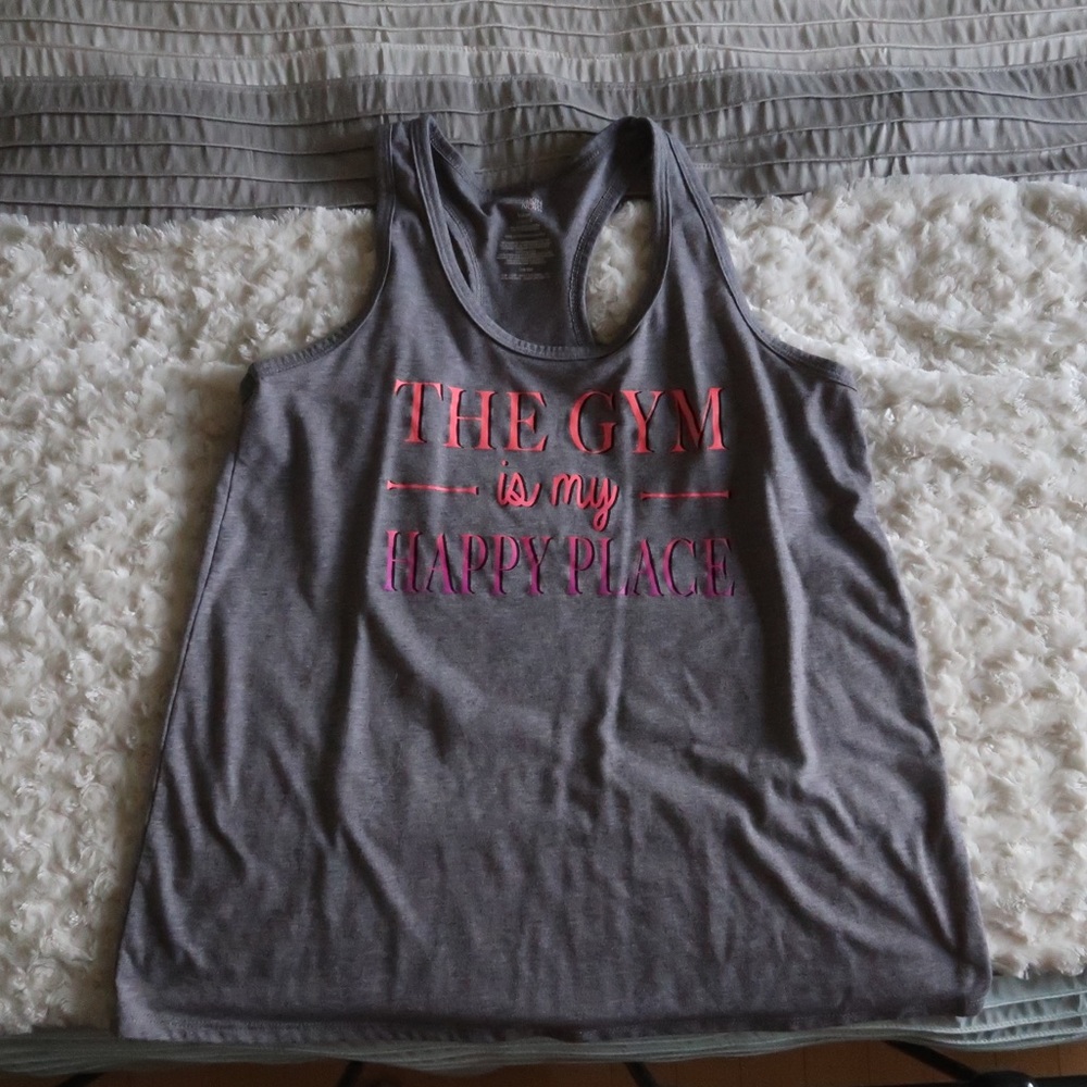 Gray Motivational Tank Top!